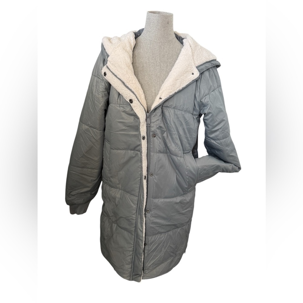 Grace & Lace Gray Puffer Jacket